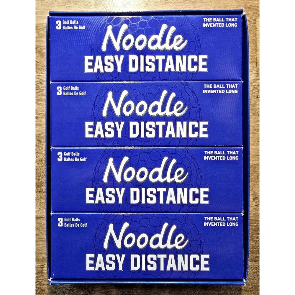 TaylorMade Noodle Easy Distance Golf Balls New In Box 4 Boxes 3 In Each Sleeve